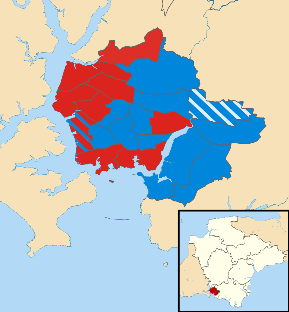 File:Plymouth City Council election 1979 map.svg