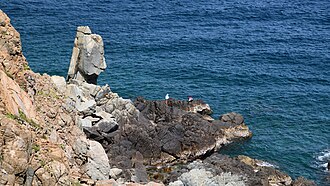 The Rock of Guanyin statue.