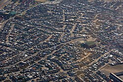 Aerial view of Crossroads