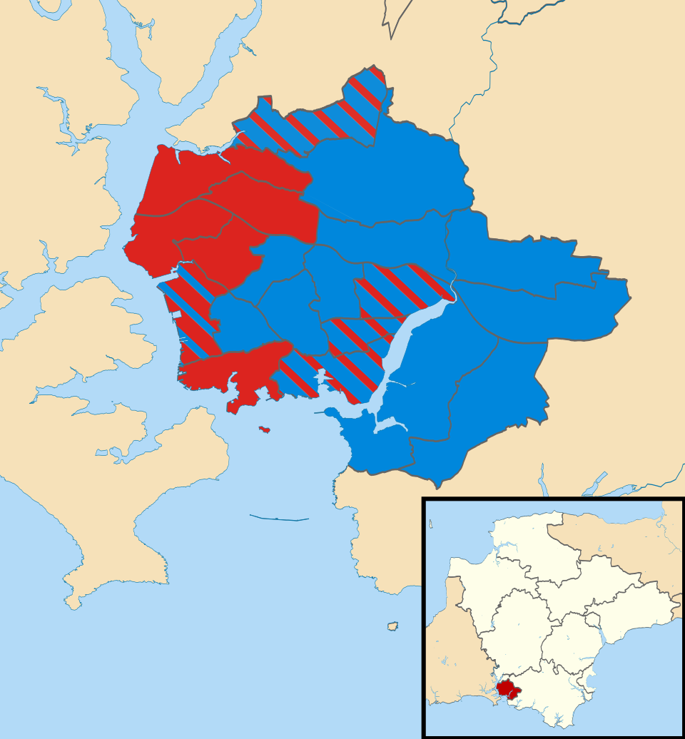 File:Plymouth City Council election 2000 map.svg