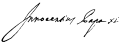 Innocent XI's signature
