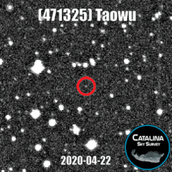 Trans-Neptunian object (471325) Taowu, imaged at Mount Lemmon Survey in 2020–2022
