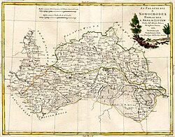 Наваградзкае, Падляскае і Берасьцейскае ваяводзтвы, 1781 г.