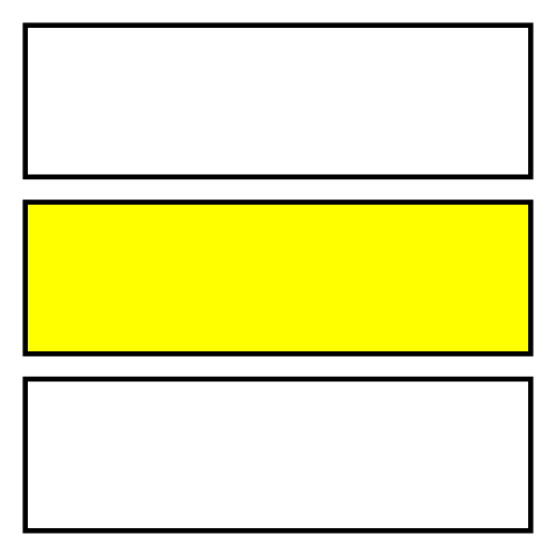 File:Stripe-marked trail yellow.svg