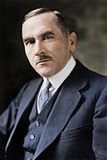 Roman Dmowski in a colorized photograph