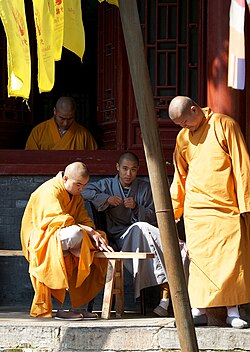 Buddhist monks of Shaolin Monastery