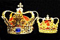 The Crown of Christian V (1671), currently located in Rosenborg Castle, Copenhagen.