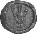 Seal of Conrad II (1029), with a depiction of the eagle-sceptre