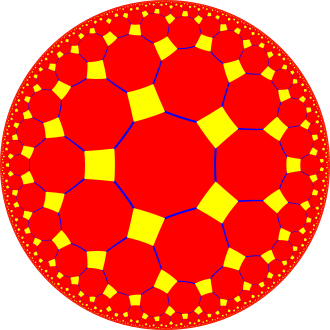 Truncated order-4 pentagonal tiling