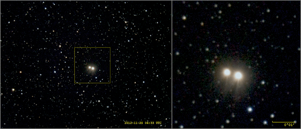 File:61 Cygni Proper Motion.gif