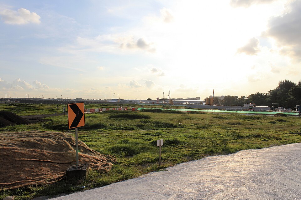 File:Aviation Park MRT station site 270622.jpg