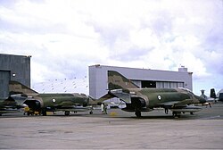 Two of the RAAF's F-4E Phantoms in 1971