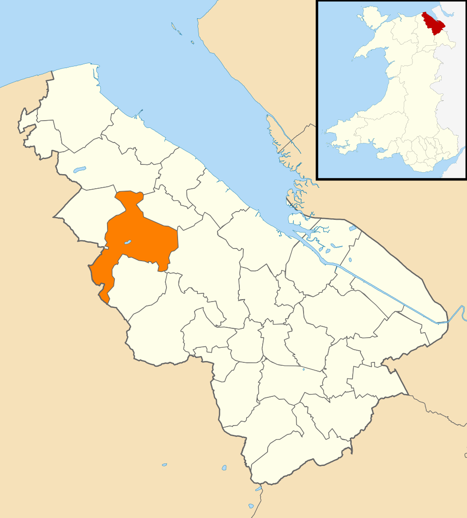 File:2024 Wales Flintshire Community Ysceifiog map.svg