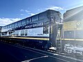 Alaska Railroad train Ultra Dome Car at the Denali National Park depot.