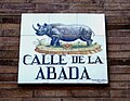 Calle de la Abada, Madrid.