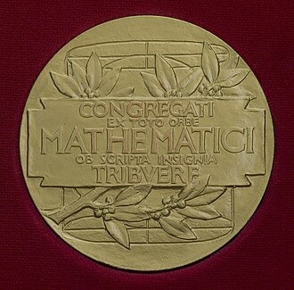 Fields Medal, back, by Stefan Zachow (edited by King of Hearts)