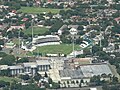 Aerial view, with Newlands Brewery in foreground