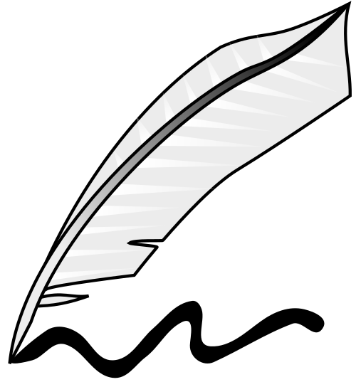 File:Feather writing.svg