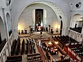 The synagogue interior