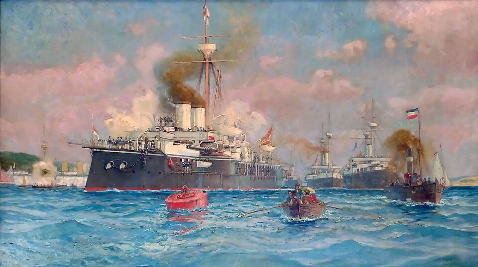 File:Eskadermanöver in Kiel (Alexander Kirchner, 1890).jpg