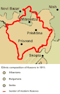 Kosovo ethnic map (1911)