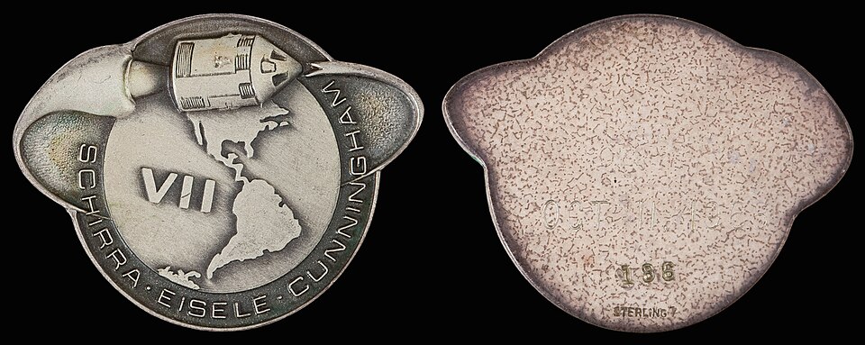 Robbins medallion of Apollo 7, by the Robbins Company