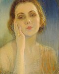 Emilia Bertolé self-portrait