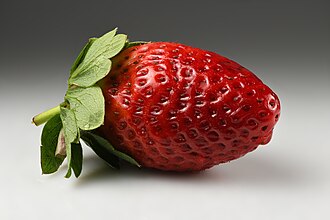 A whole garden strawberry