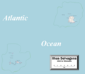 Map of the Ilhas Selvagens