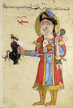 Mechanical Turkic servant. Amid, modern-day Diyarbakır, Turkey, 1206 (Ms. Ahmet III 3472).