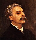 Portrait of Gabriel Fauré by John Singer Sargent