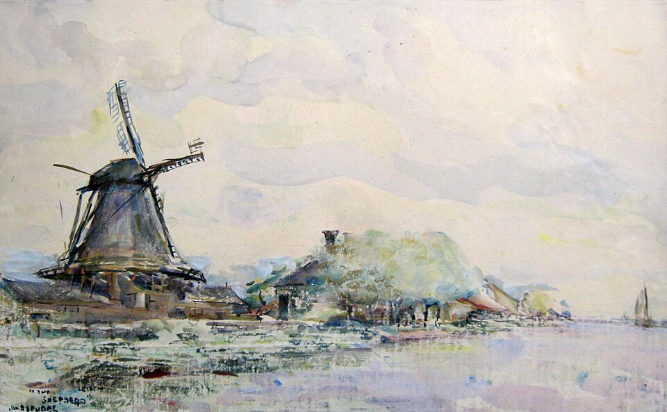 File:JOE RAPHAEL, waterverf, The Shepherd 2.JPG