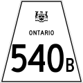 Highway 540B marker