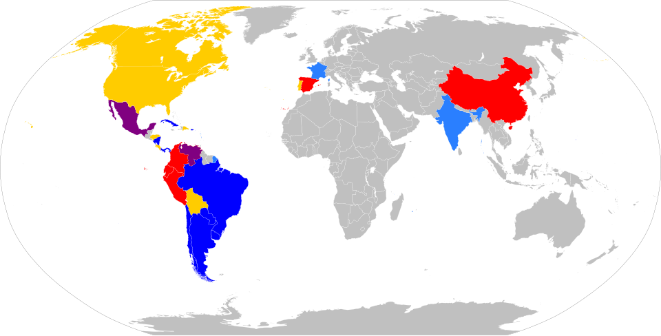 File:Bullfighting laws world map.svg