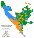 Federation of Bosnia and Herzegovina ethnic map (1991)