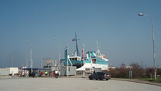 Ferry harbour at Fynshav