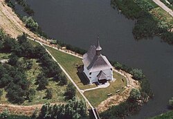 Aerial view of Csengersima