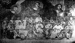 East Bengal players and officials in 1921.