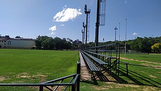 Main and auxiliary rugby pitch