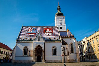 St. Mark's Church in Zagreb