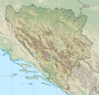 Bjelašnica is located in Bosnia and Herzegovina