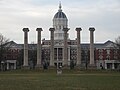 The Columns with Jesse Hall in the background