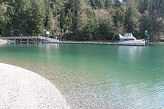 Beach, docks