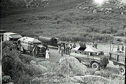 A convoy on the Burma Road