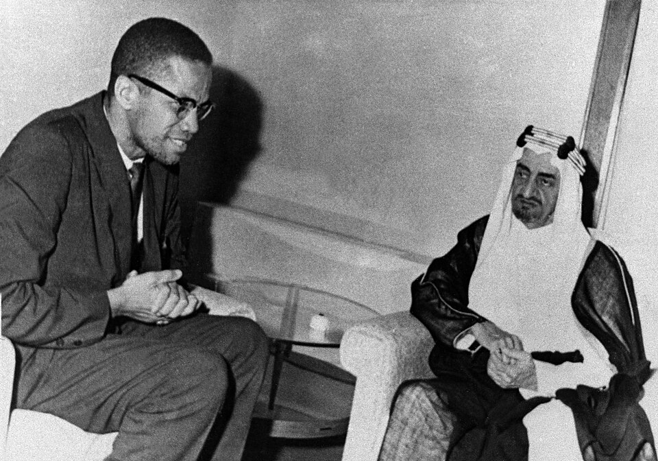 File:Malcolm X with Faisal bin Abdulaziz.jpg