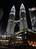 Petronas Twin Towers, Night View