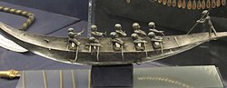 The silver boat from Ahhotep II's tomb