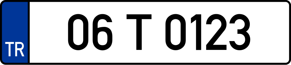 File:Taxi vehicle license plate of Turkey.svg