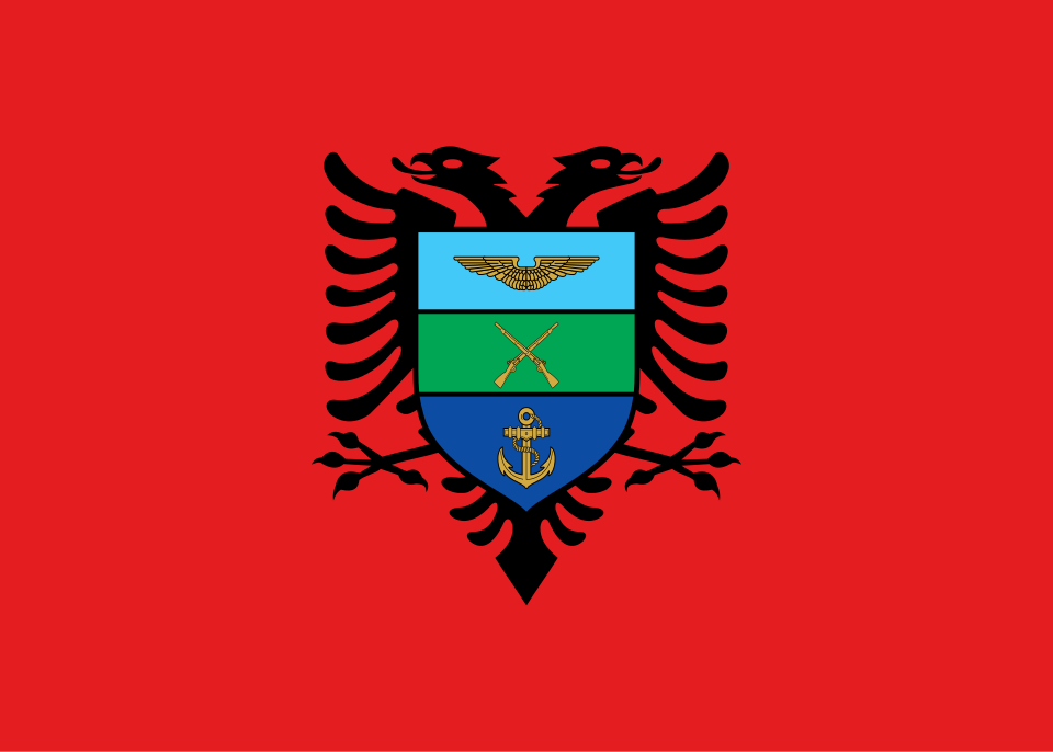 File:Flag of the Albanian General Staff.svg