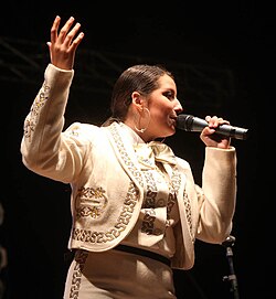 Quintanilla performing in 2009